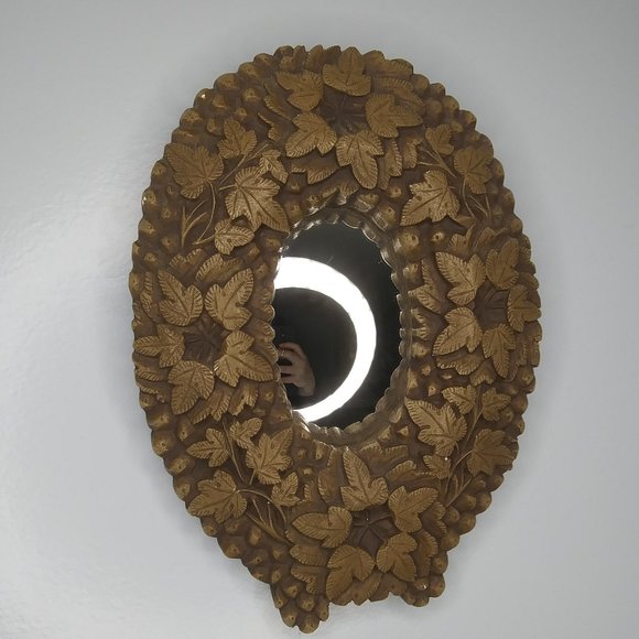 Vintage gargoyles studio fine reproductions new york chalkware CONVEX mirror - Picture 5 of 16